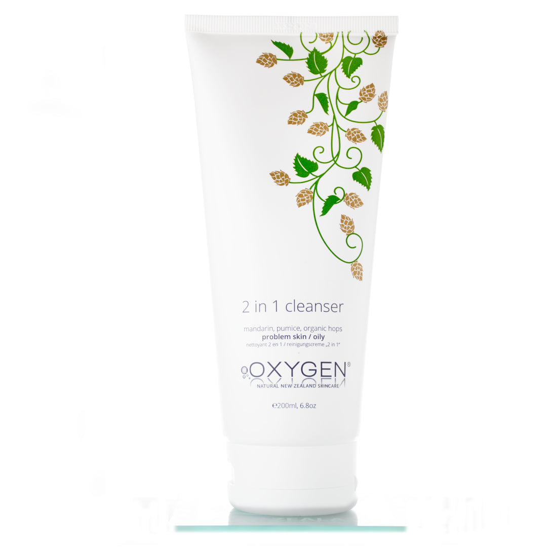 Oxygen Skincare | 2 in 1 Cleanser | For Problem & Oily Skin | Uplifting & Refreshing