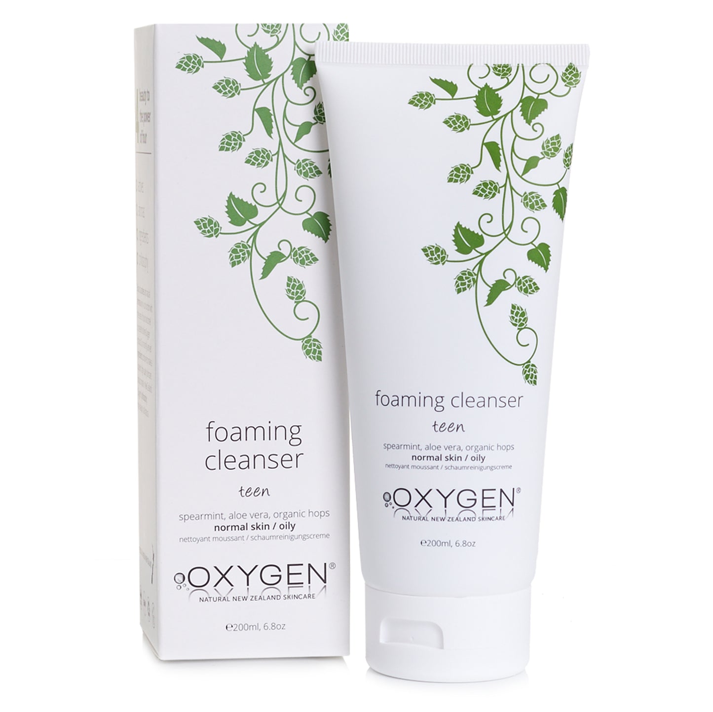 Oxygen Skincare | Foaming Cleanser | for normal and oily skin