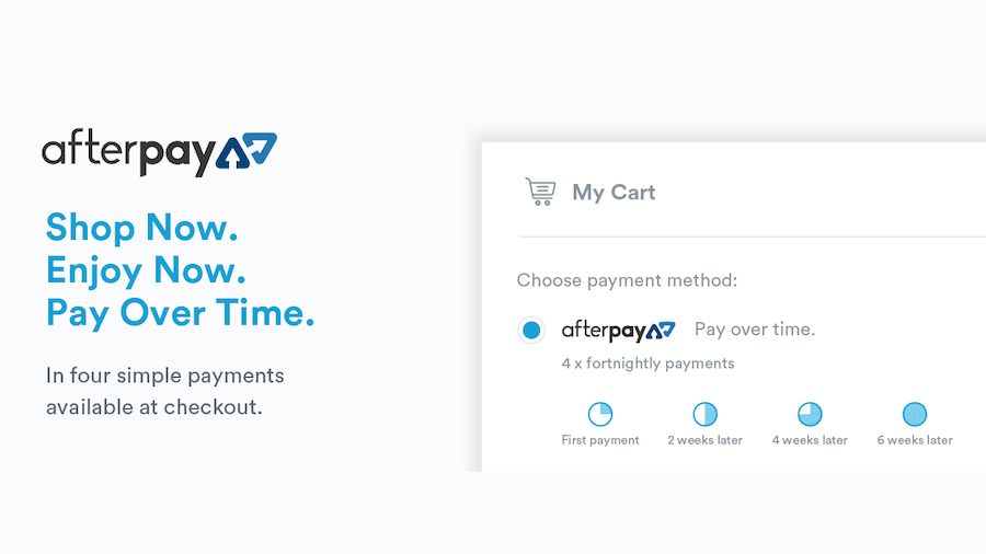 Afterpay now available!