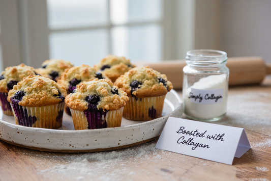 Simply Collagen Blueberry Muffins